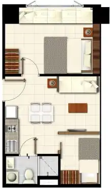 1BR Unit with Den